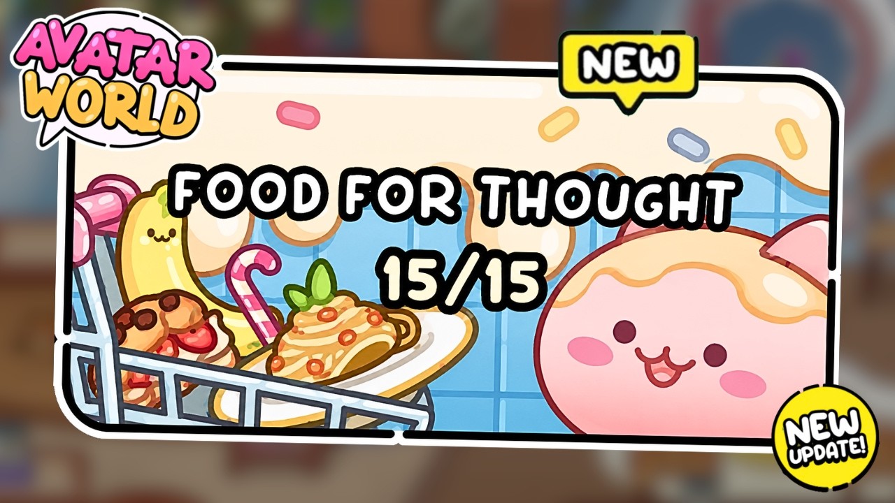 ⭐ НОВОЕ ОБНОВЛЕНИЕ! ✅ ВСЕ СЕКРЕТЫ FOOD FOR THOUGHT! 🤩 СЕКРЕТЫ AVATAR WORLD