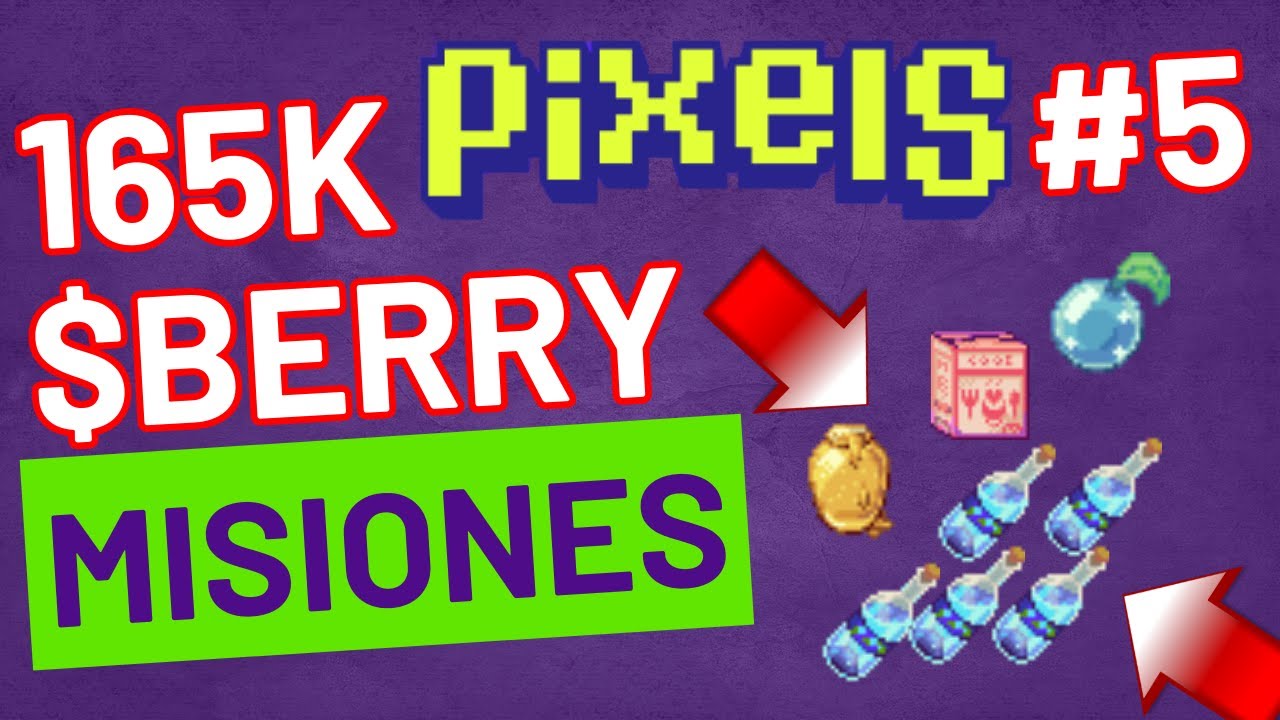 Pixels 5 - Wine Not? Popberry Wine - 165mil Berry En esta linea de misiones