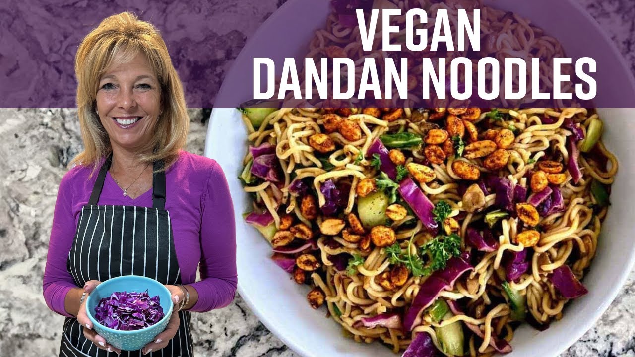 Vegan Dan Dan Noodles | Kathy's Vegan Kitchen