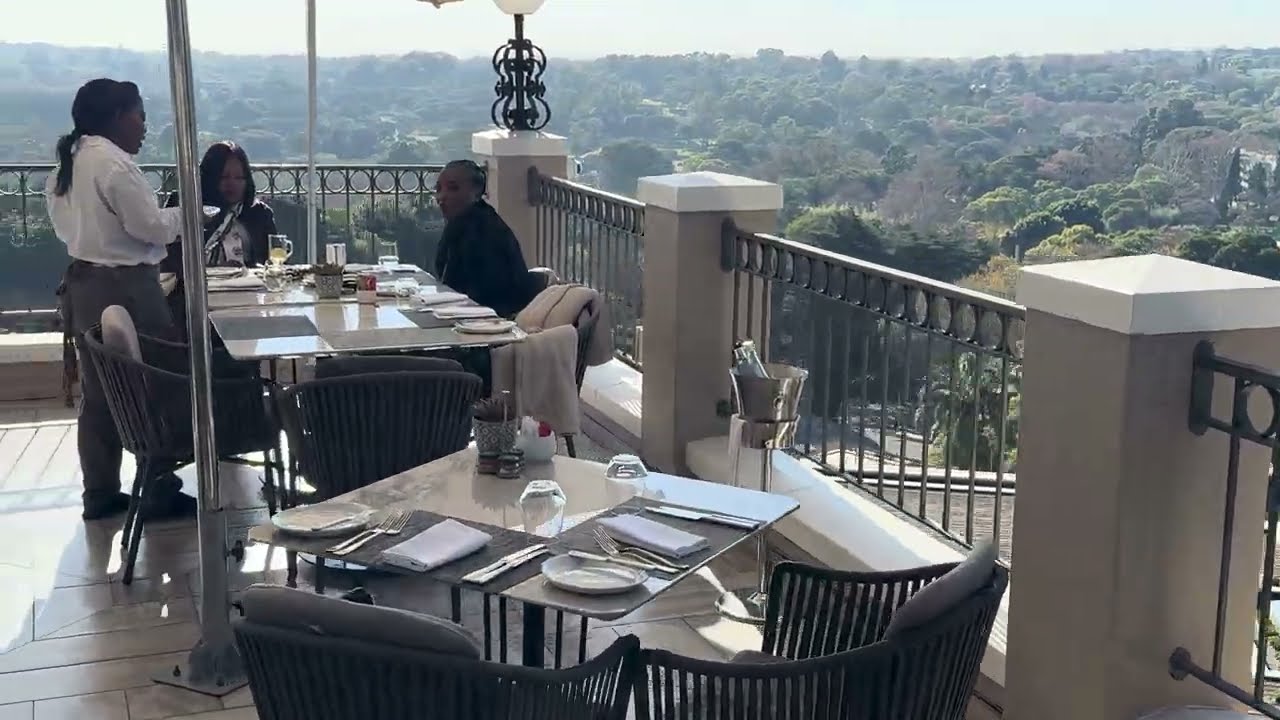 Four Seasons Hotel The Westcliff, Johannesburg | FLAMES restaurant | breakfast 🥞 experience.