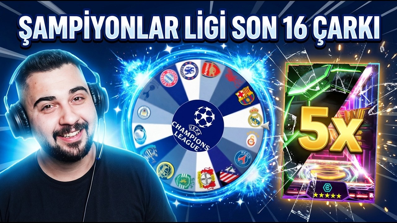 Şampiyonlar Ligi Son 16 Çarkı! Çarka Göre Kadro Kurdum! Kazanamazsam 5 Epik/Show Time Silerim!