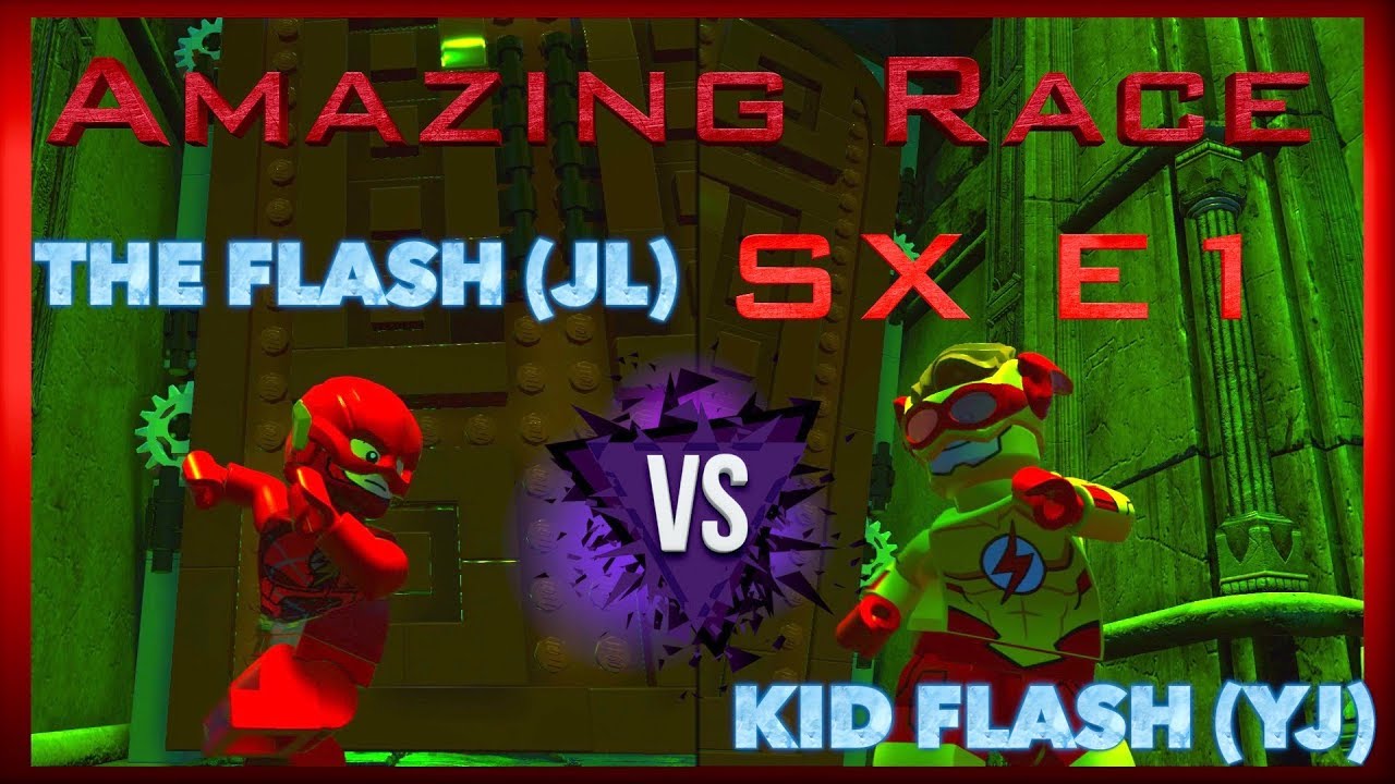Удивительная гонка — Флэш против Кид Флэша!! SX E1 (LEGO DC Supervillains)