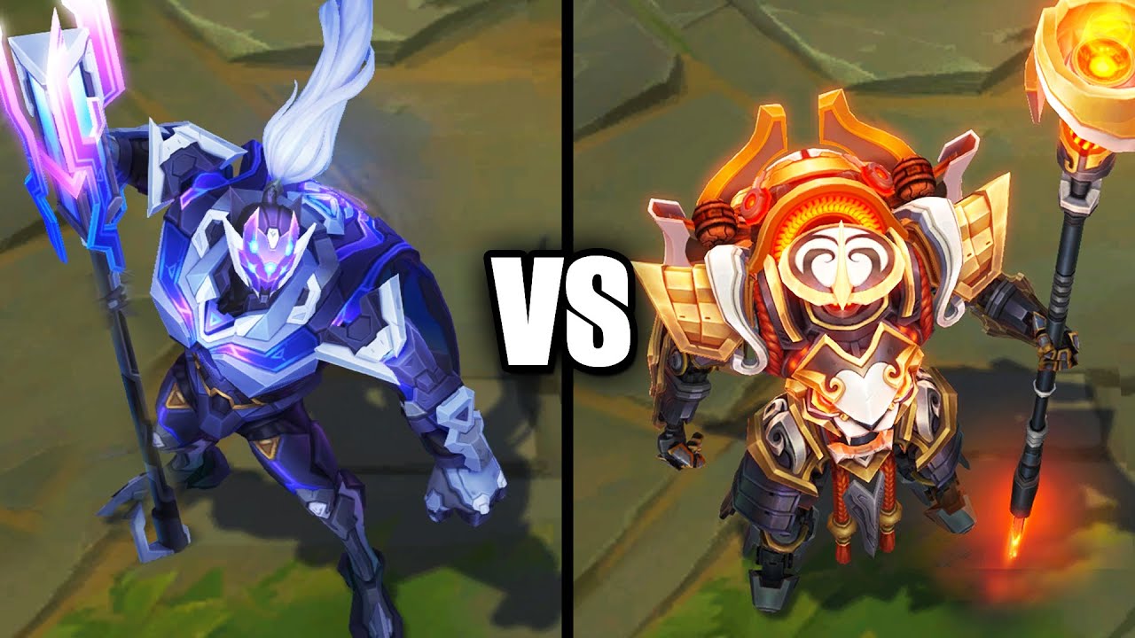 PROJECT Jax vs Mecha Kingdoms Jax Skins Comparison (League of Legends)