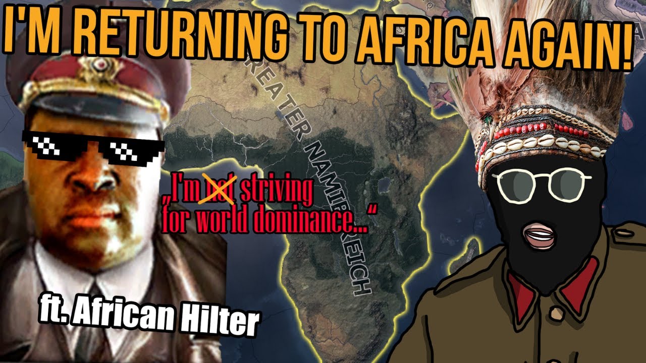 Creating 4th Reich in Africa with Hilter! Namibia Rework Hearts of Iron 4