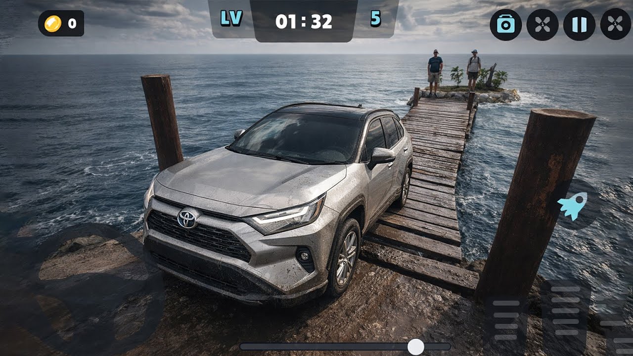 Climb Car Simulator - First Look Gameplay | Toyota Rav4 Driving Android Gameplay #1