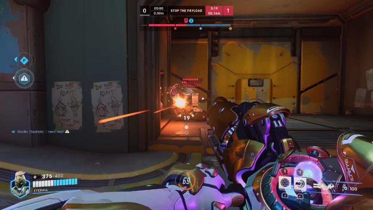 Overwatch 2 - ChesireMoon, Nikilo1991, Macho, and me (Eyeball), lost again in Comp.