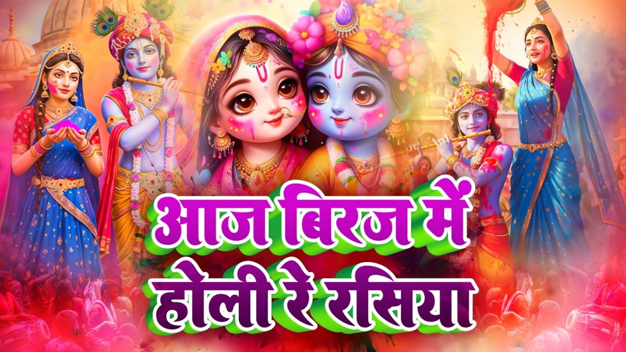 Aaj Biraj Me Hori Re Rasiya   आज बिरज में होरी रे रसिया   Biggest Radha Krishan Holi Geet 2026
