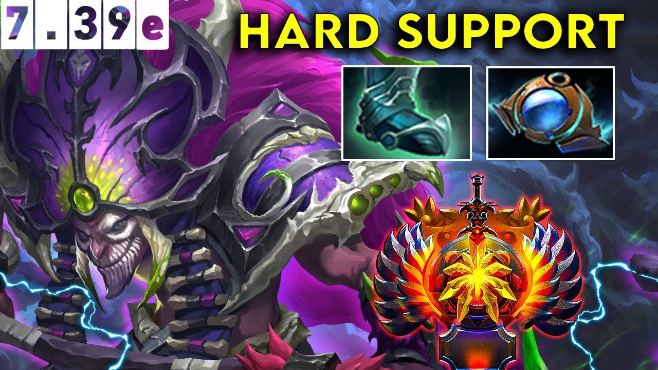Dazzle Immortal Hard Support - Dota 2 Patch 7.39d Pro Pub Gameplay