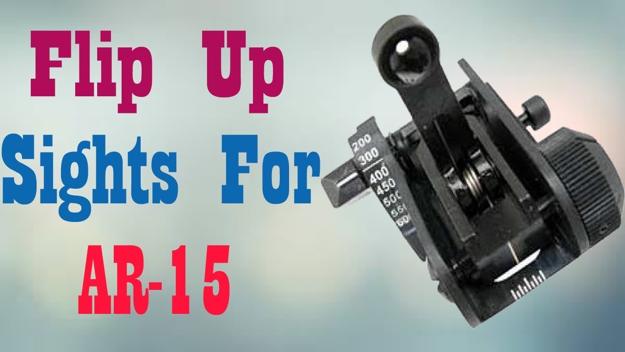 Top 5 Best Flip Up Sights For AR 15 in 2020