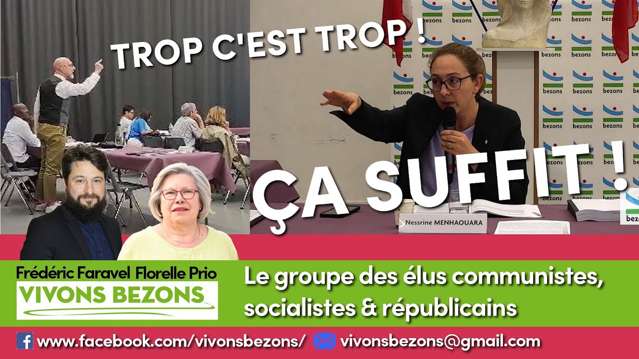 Encore un élu de Bezons insulté en public par Mme Menhaouara et agressé par son Directeur de Cabinet