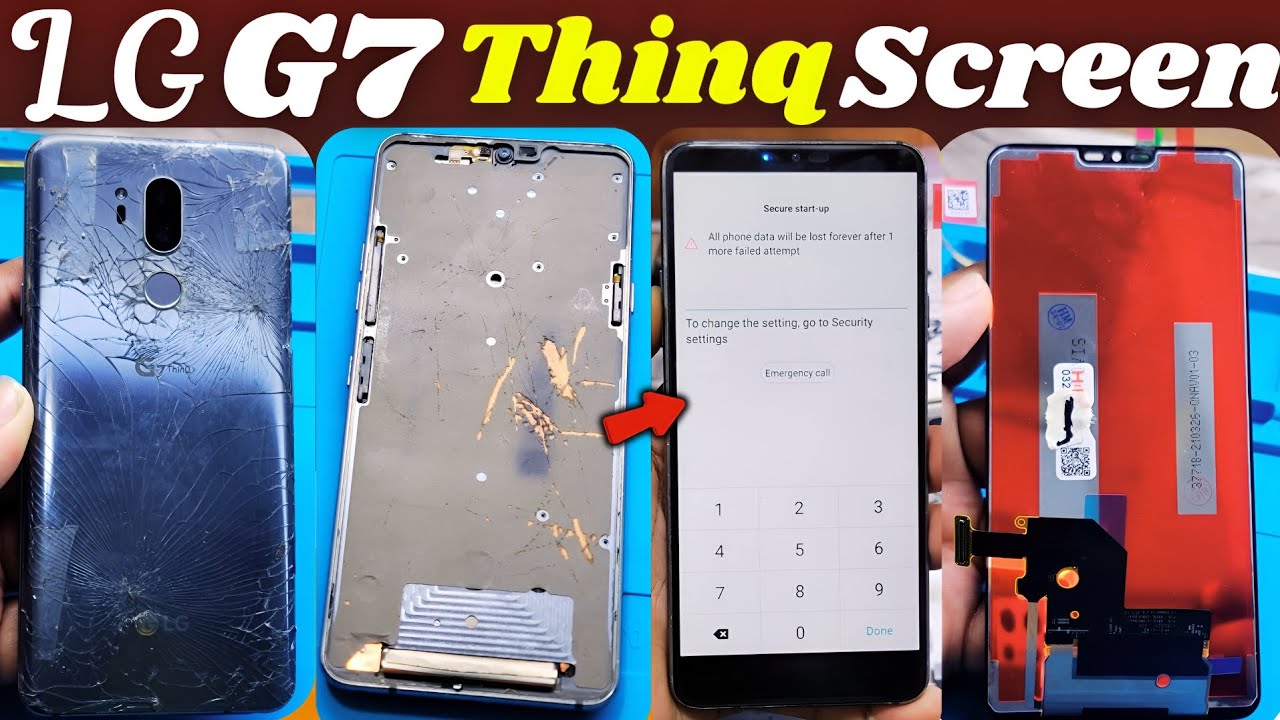 LG G7 Thinq Screen Replacement ! LG G7 Lcd Change !LG G7 Thinq 5g Display Replacement Disassembly