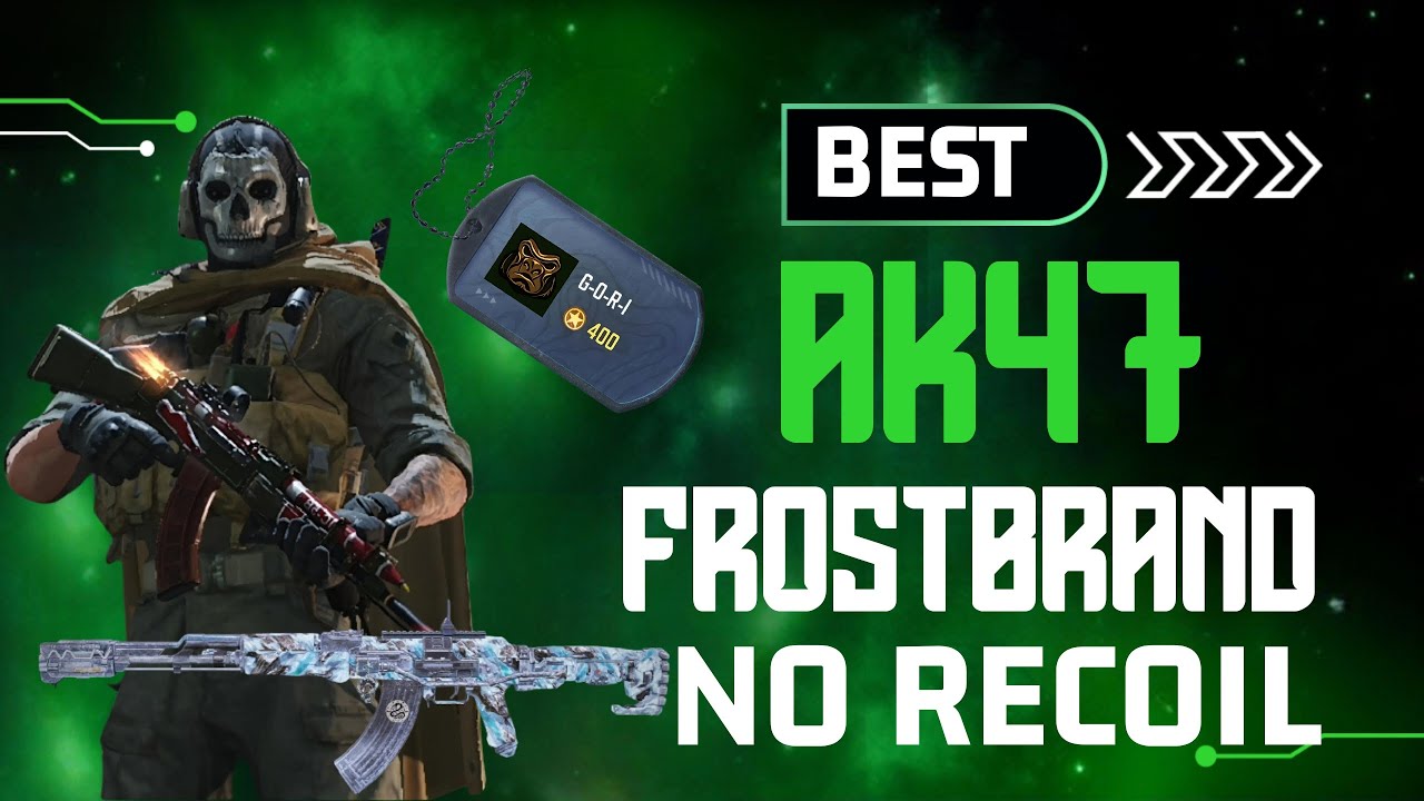 AK-47 NO RECOIL LOADOUT...Frostbrand CREVASSE CRATE.Cold look. Hot damage. Zero mercy. ❄️🔥No recoil.