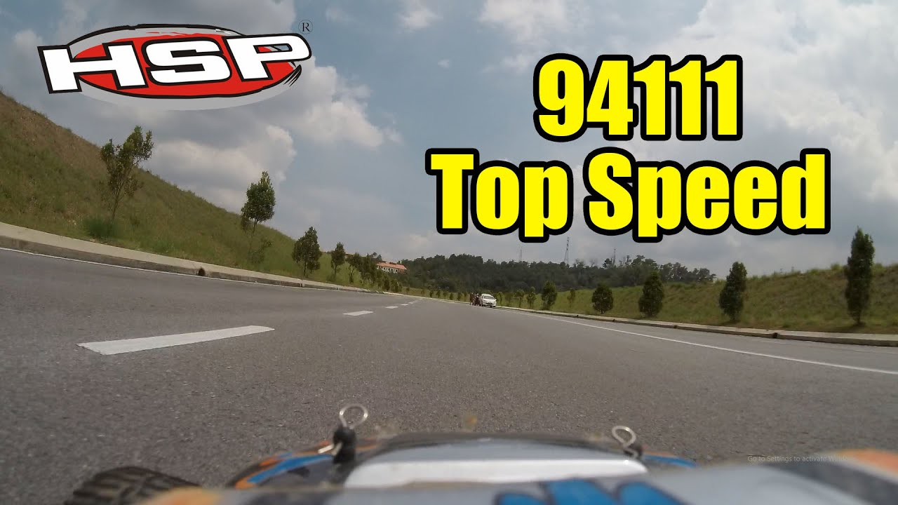 HSP 94111 | Brushless motor top speed with 3s LiPO