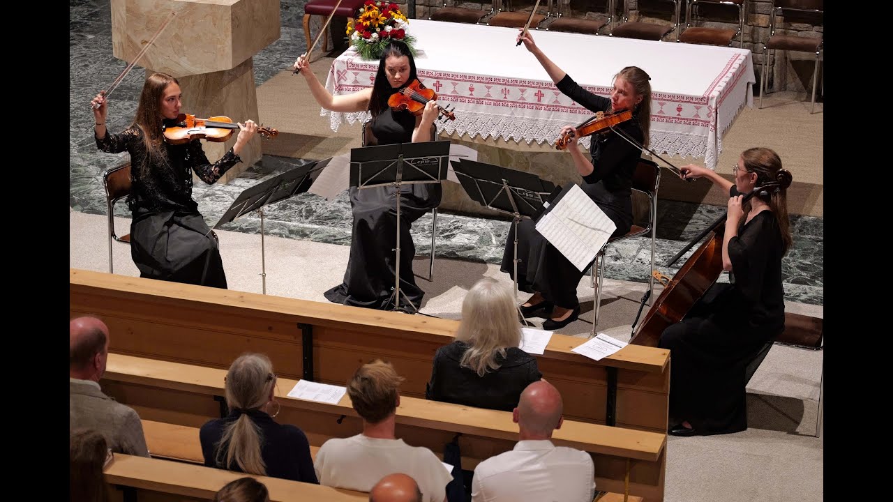 1. Streichquartett der Camerata Prima Wien mit Franz Schuberts Streichquartett Nr. 10, Es-Dur, D 87