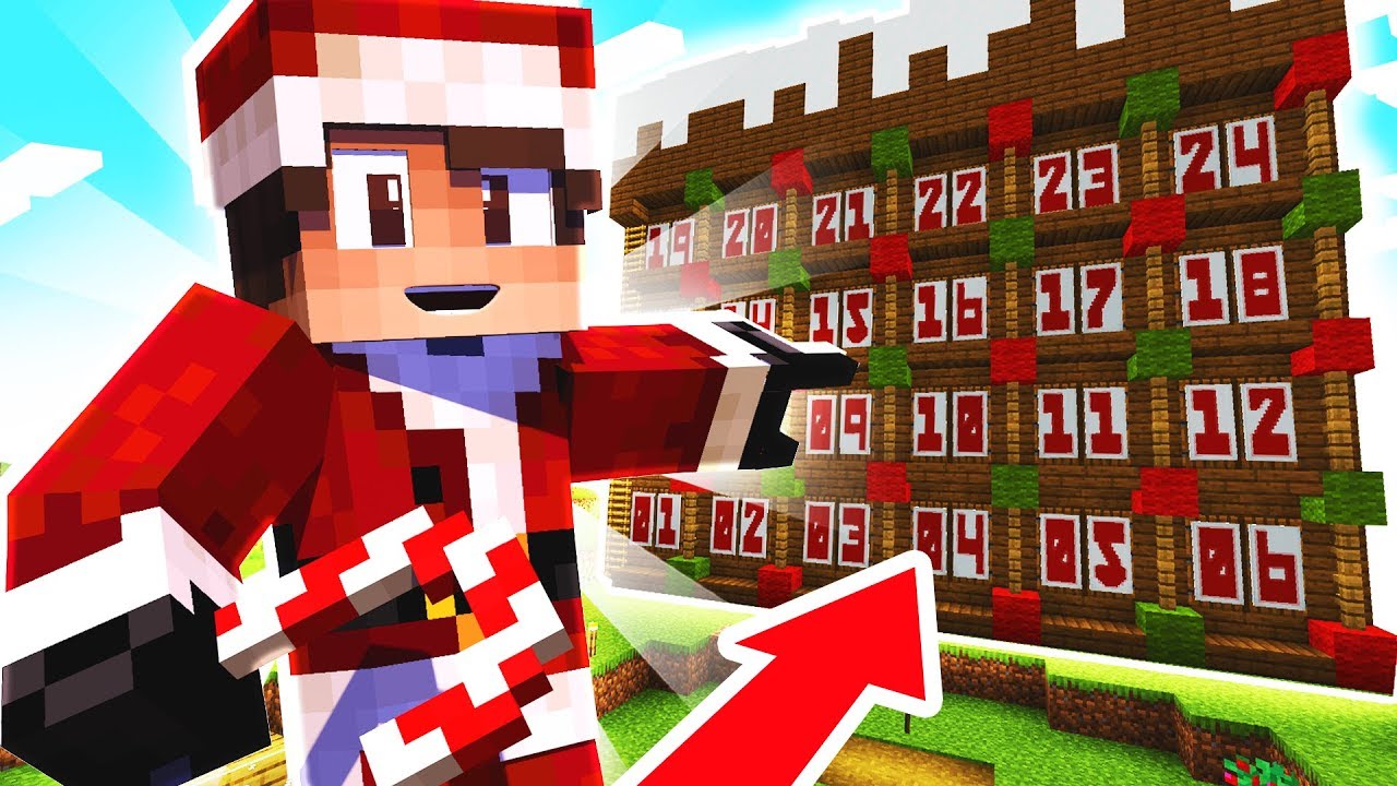 I made a CHRISTMAS CALENDAR in Camp Minecraft!