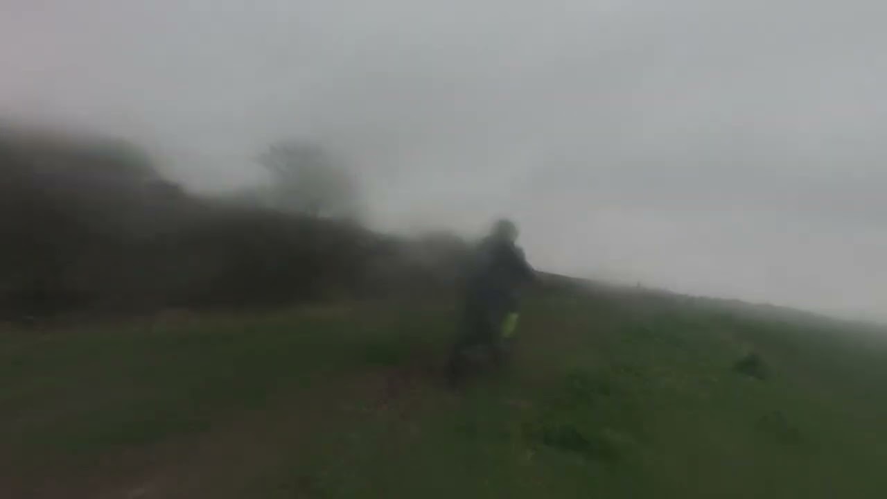 Friday 27th wet feb Dad on ktm 250 blake on husky trying to blow it up 