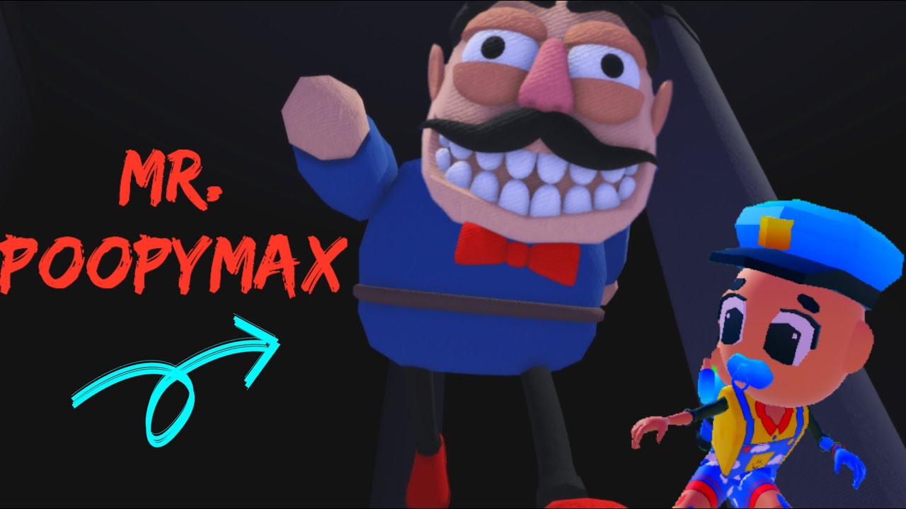 Roblox MR  POOPYMAX TEAM ESCAPE Obby Walkthrough Speedrun