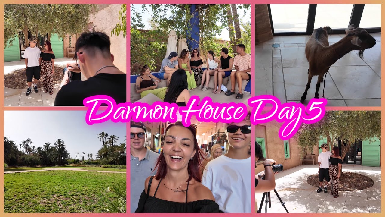 VLOG du 5eme jour à Marrakech ~ Darmon House~ Aaronandmams