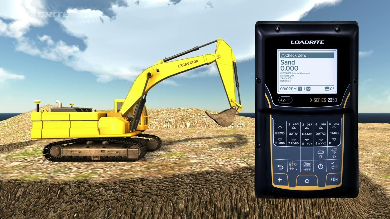 Loadrite X2350 Excavator Scales - Operator Training Video
