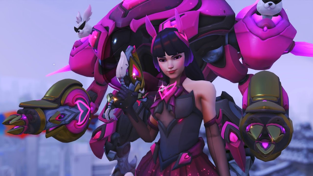 NEW Nocturna D.va Skin Showcase | Overwatch 2