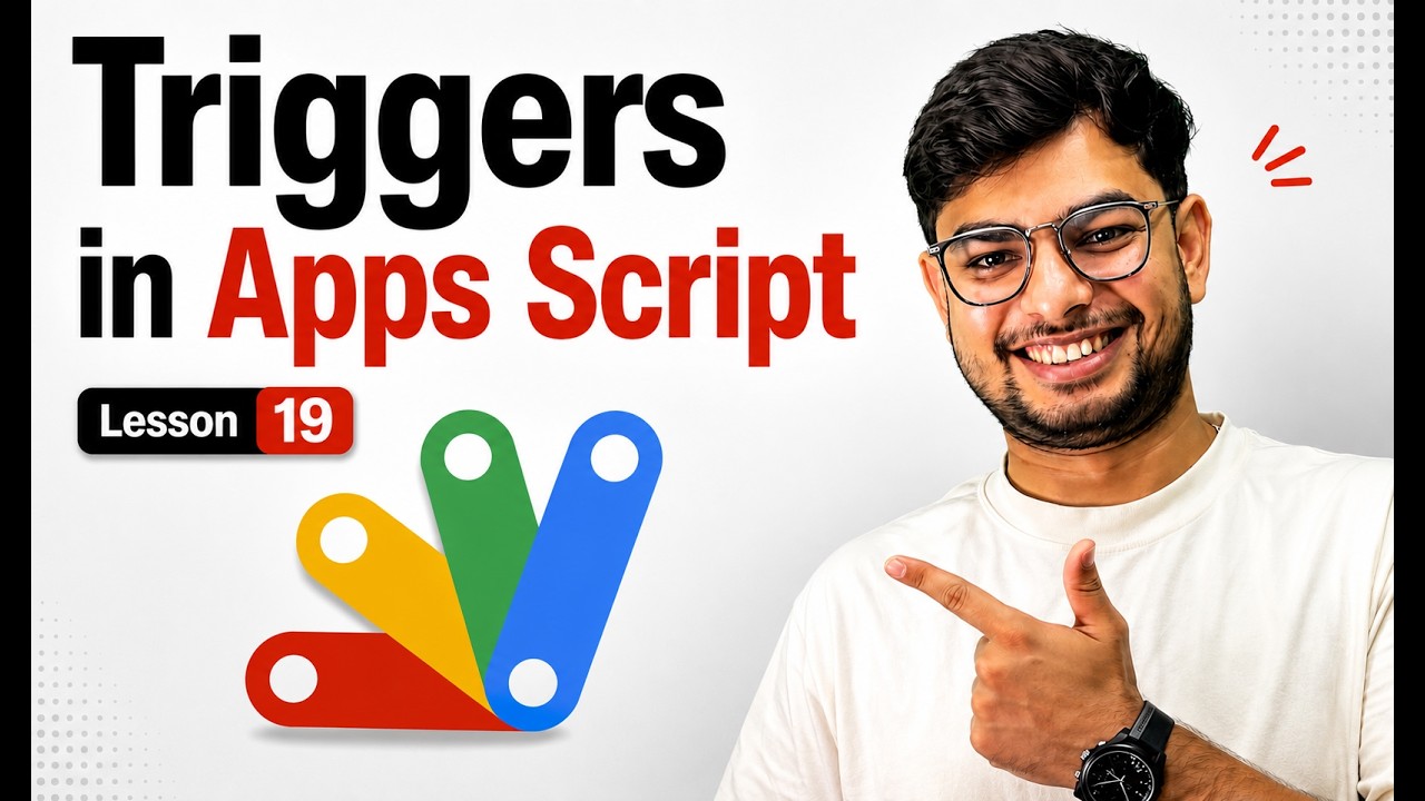 Apps Script Triggers Tutorial | Auto Email Daily PDF Report | Lesson 19