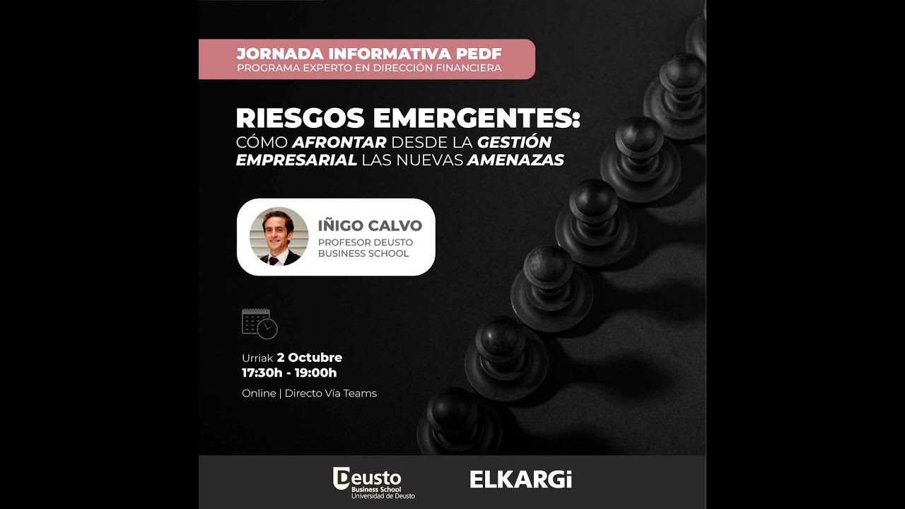 Jornada Informativa - Riesgos Emergente | Iñigo Calvo