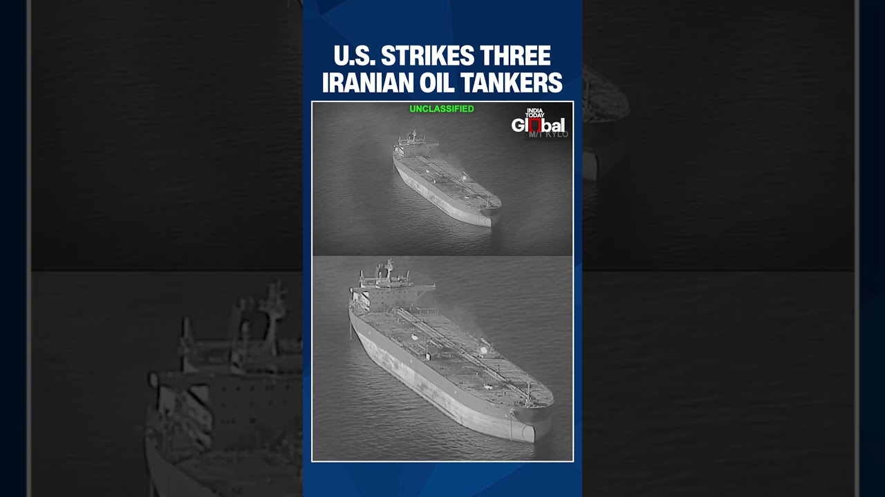 US Strikes Three Iranian Oil Tankers After Iran Targets Two American Warships In Gulf #breakingnews