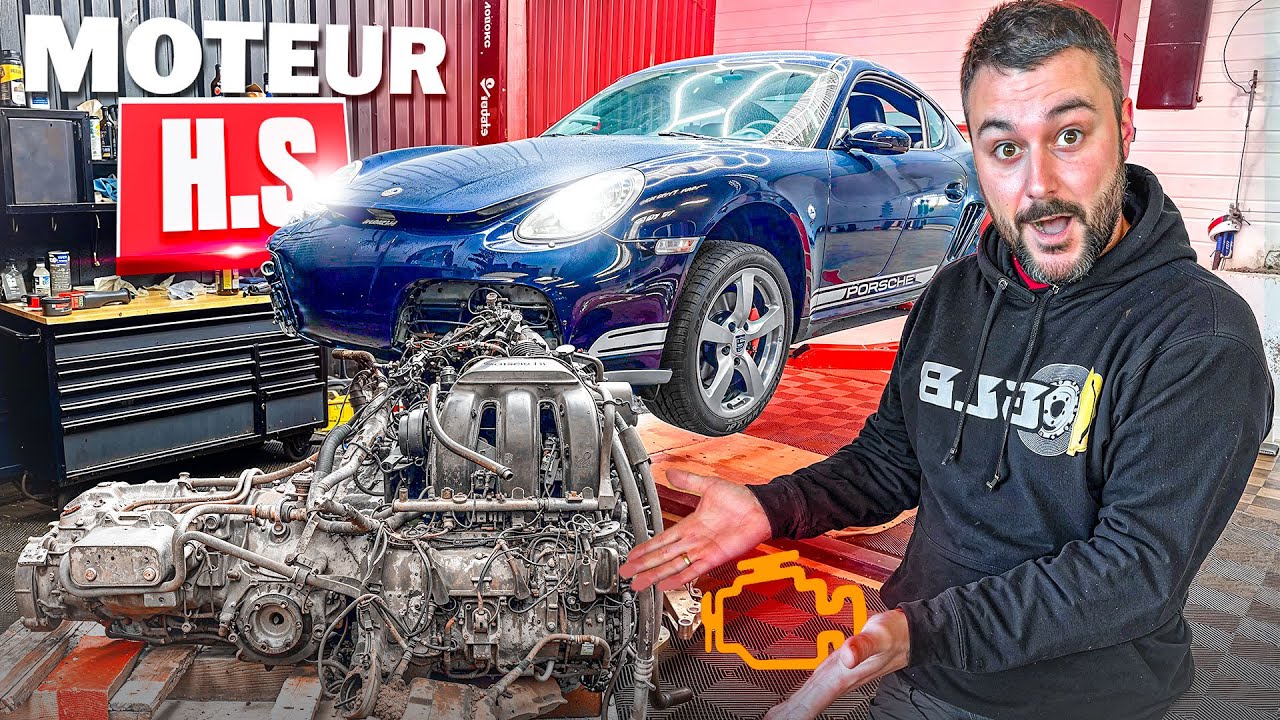Moteur HS sur cette Porsche Cayman S 😱 | On démonte TOUT – Épisode 1