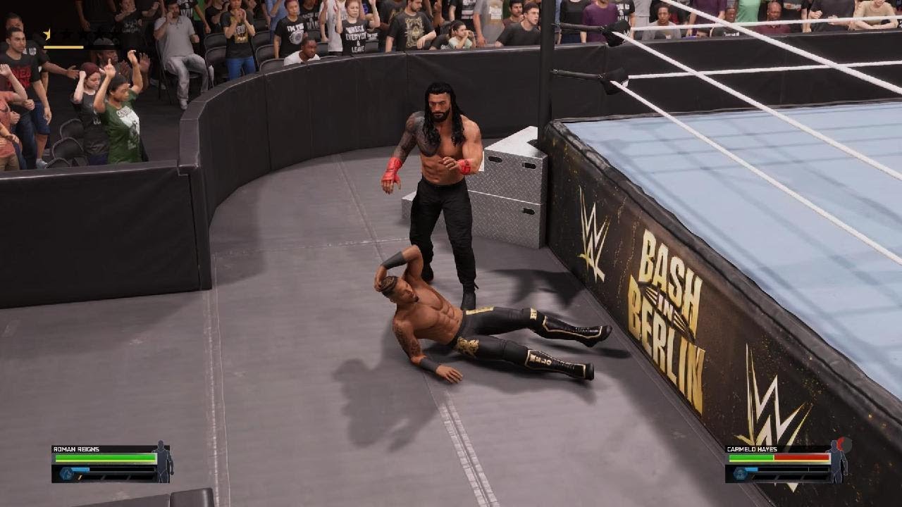 WWE 2K25 Roman Reigns Vs Carmelo Hayes