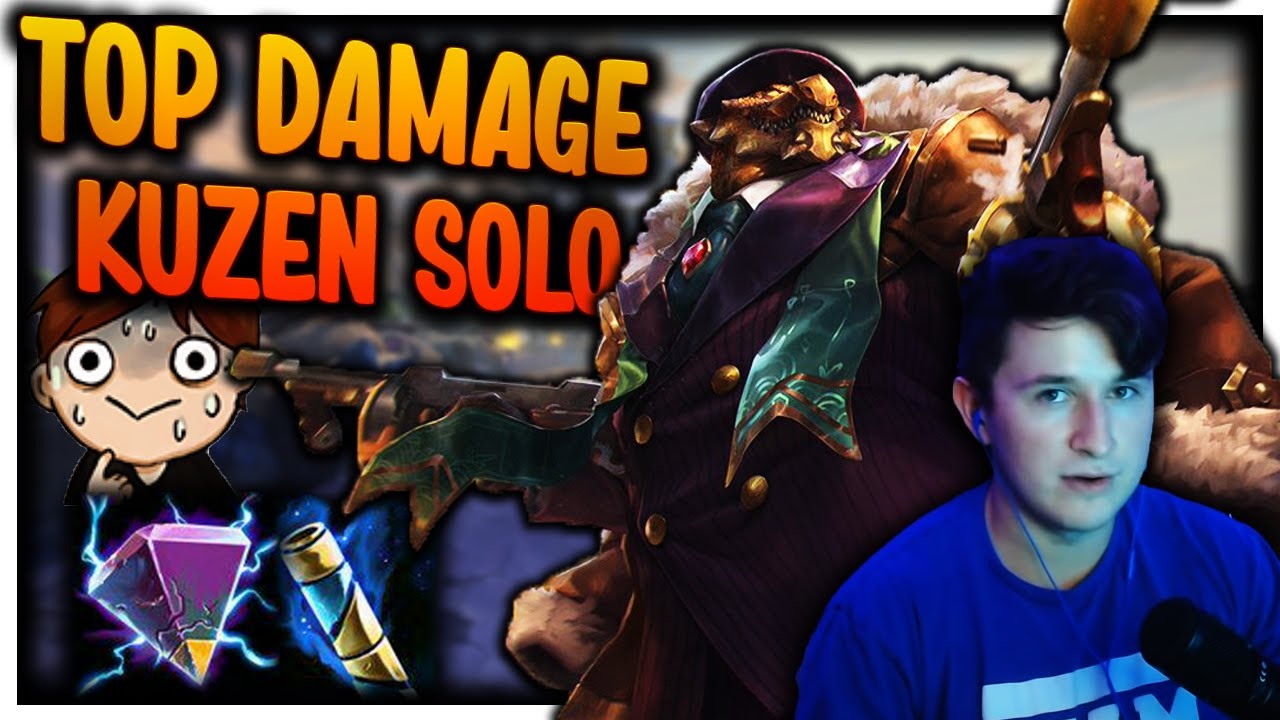 KUZENBO SOLO TOP DAMAGE MASTER'S RANKED?!
