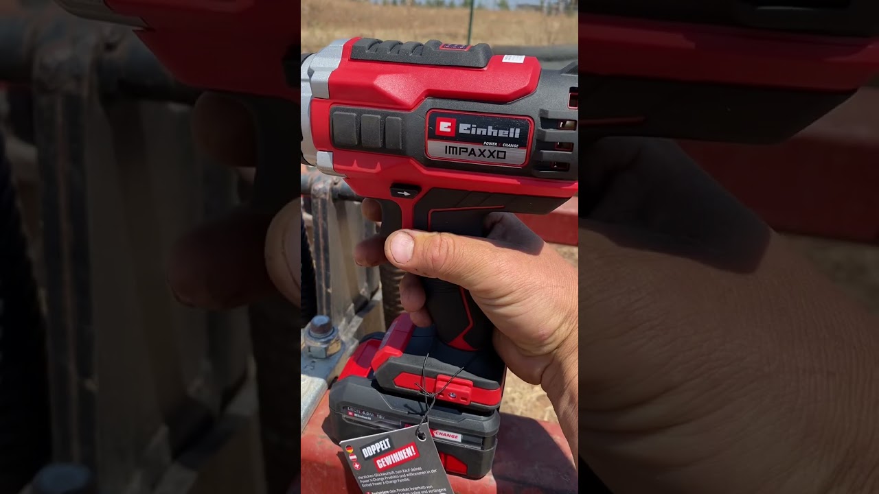 Einhell impaxxo 18/400 nm torklu somun sıkma canavar ile sınırları zorladık kültivatör söktük