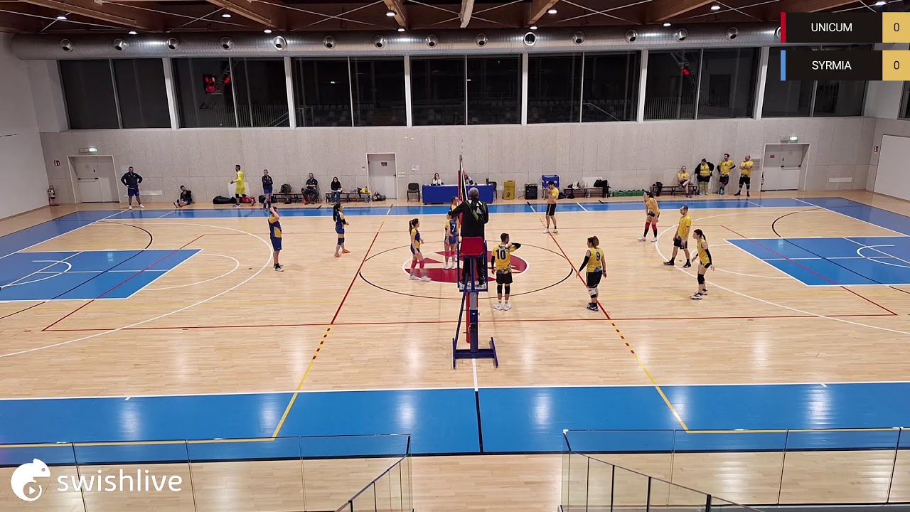 Basato in diretta sull'app Swish Live
UNICUM VS SYRMIA