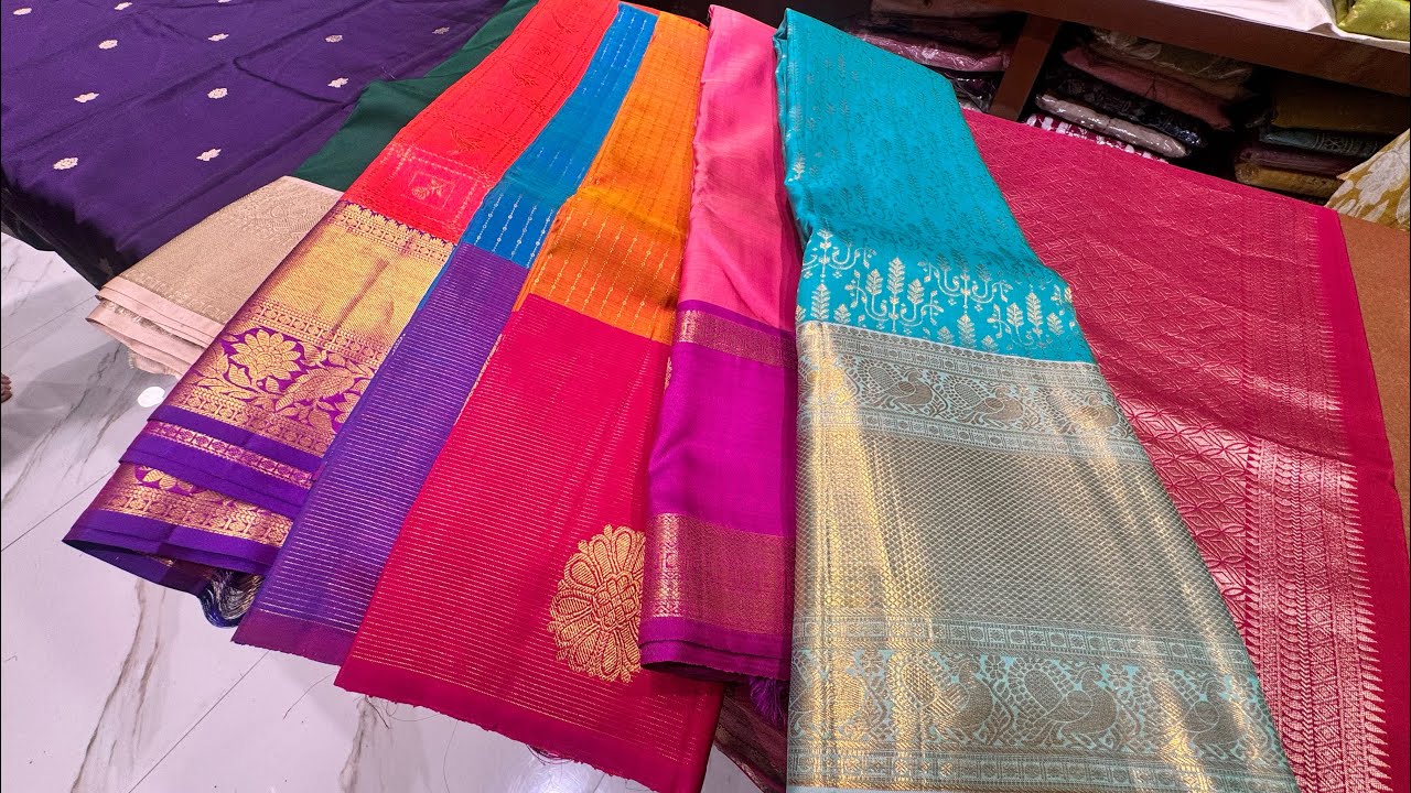 Kanchi Silk Mysore Silk Designer Fancy & Gifting Boutique Style Collection @ Indiranagar Bangalore 