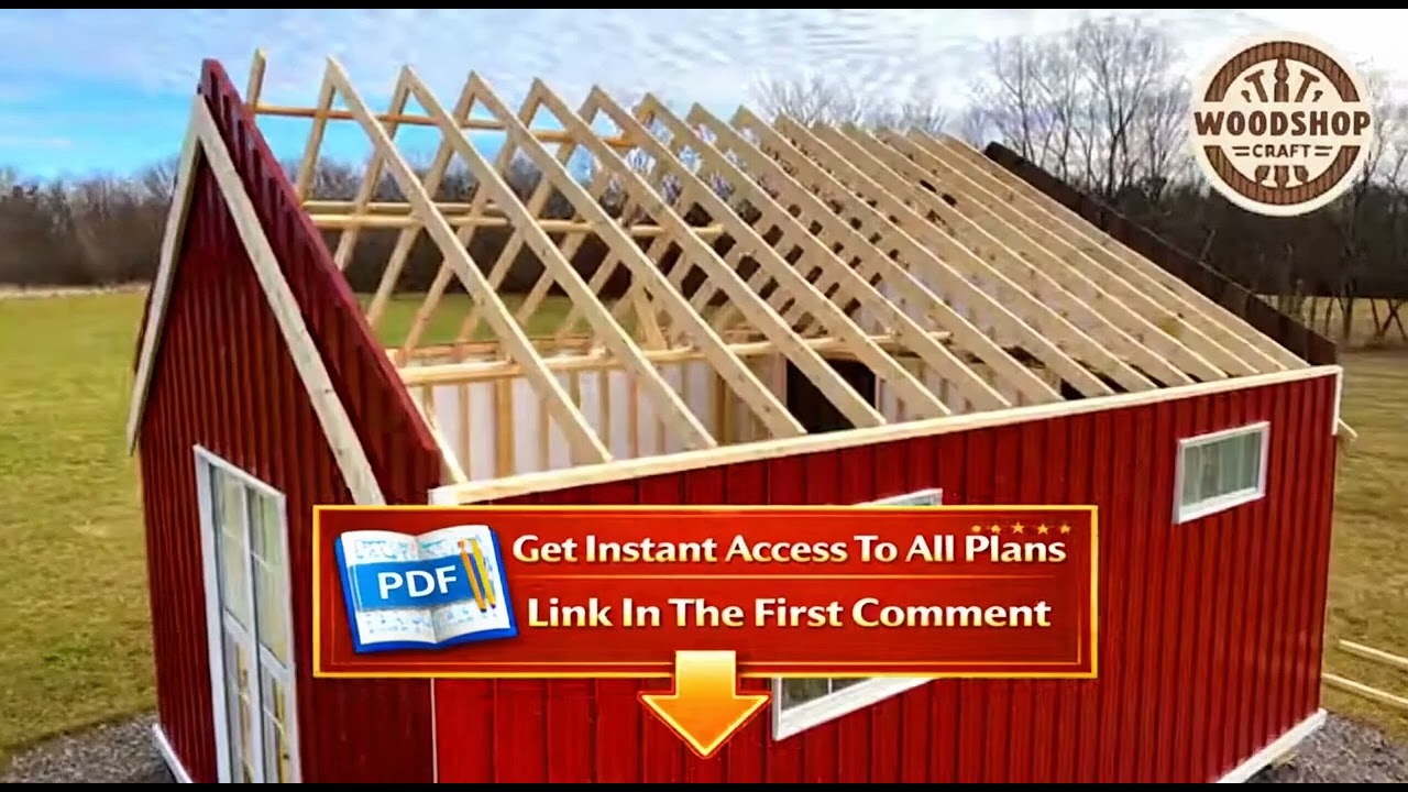 Ultimate Modern Farm Shed 12x16 DIY Plan | Transform Your Backyard On A Budget