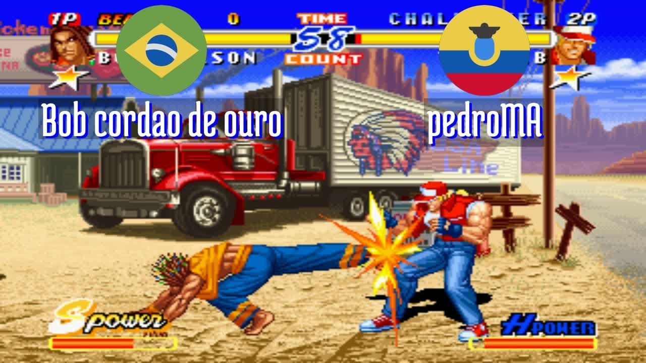 FT5 @rbff2h: Bob cordao de ouro (BR) vs pedroMA (EC) [Real Bout Fatal Fury 2 rbff2 Fightcade] Mar 26