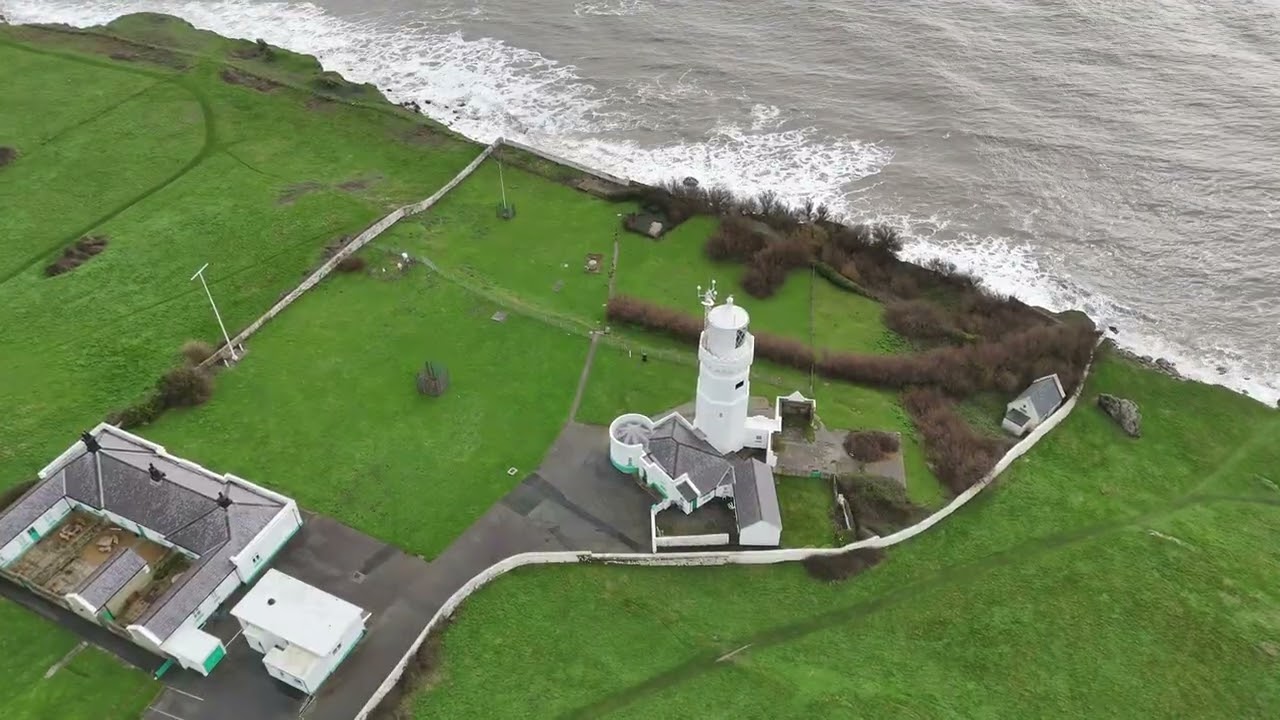 DJI Mini 4 pro video of Niton and St Catherines lighthouse, Isle of Wight