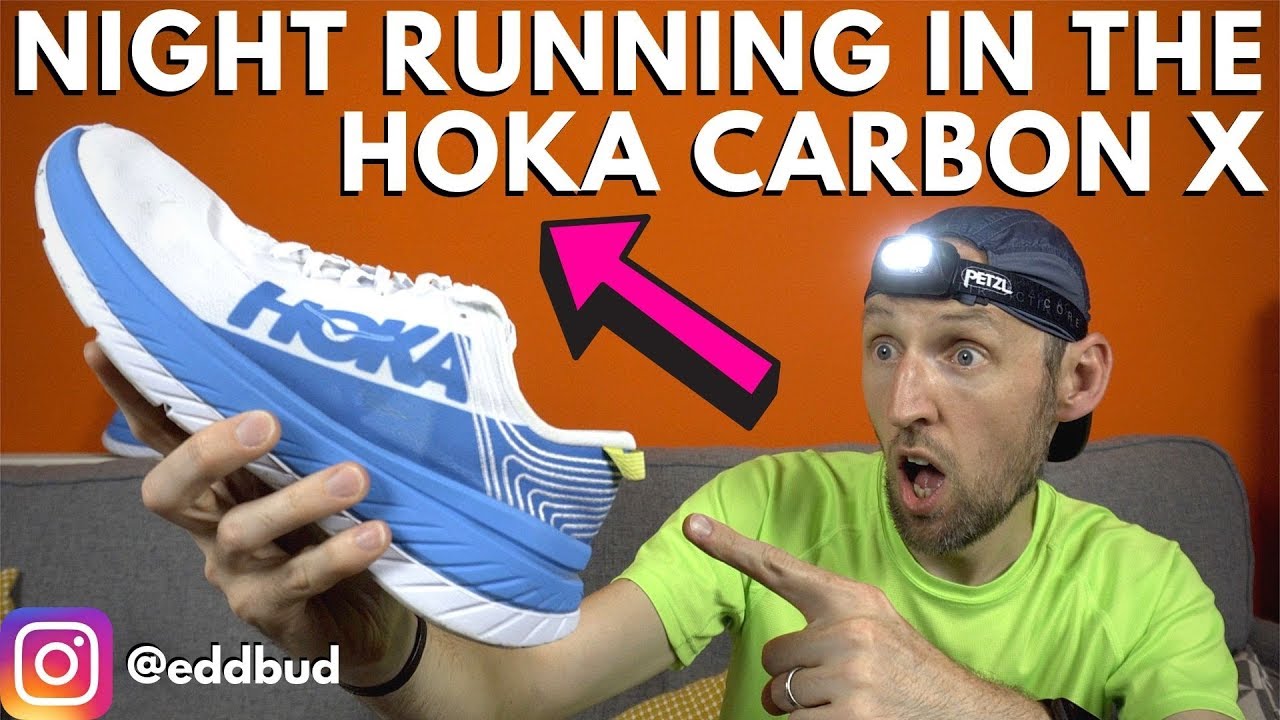 The Night Runner | Hoka Carbon X Half Marathon Training | eddbud