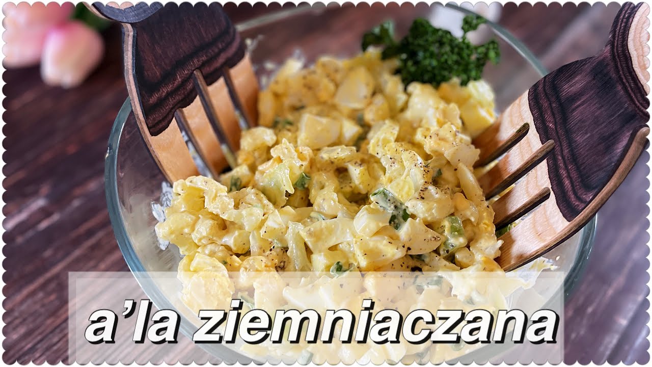 SAŁATKA a'la ziemniaczana - bez ziemniak&oacute;w. Jedz i chudnij - przepis KETO!