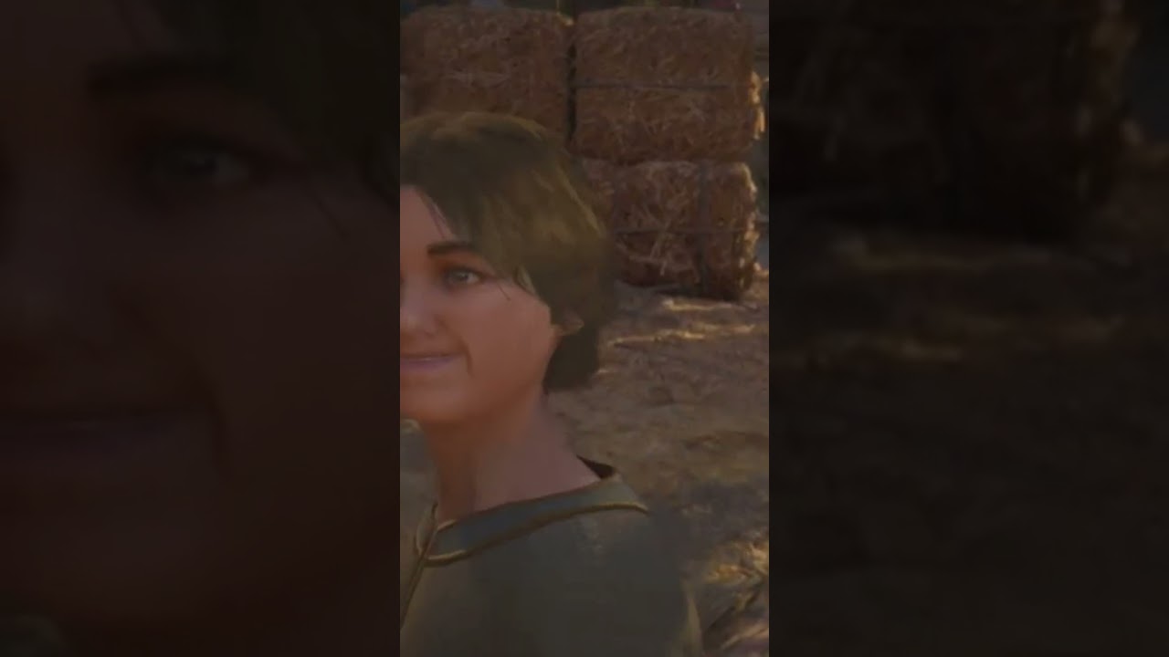 NPC DECIDES TO BURN MID CUTSCENE! #assassinscreed #acvalhalla #glitch #acvalhallagameplay #shorts