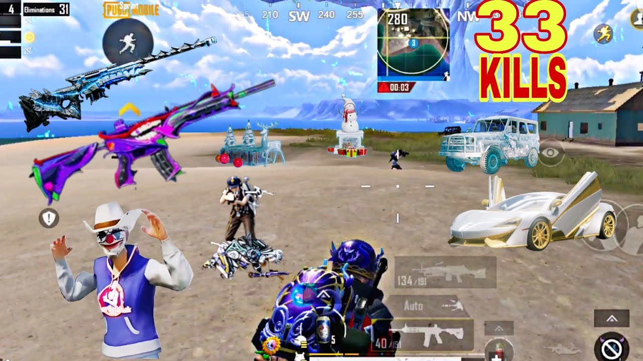 33 KILLS!!😱 IN ONE MATCHES NEW RECORD with REAL FAST SKINS 🔥 Pubg Mobile 