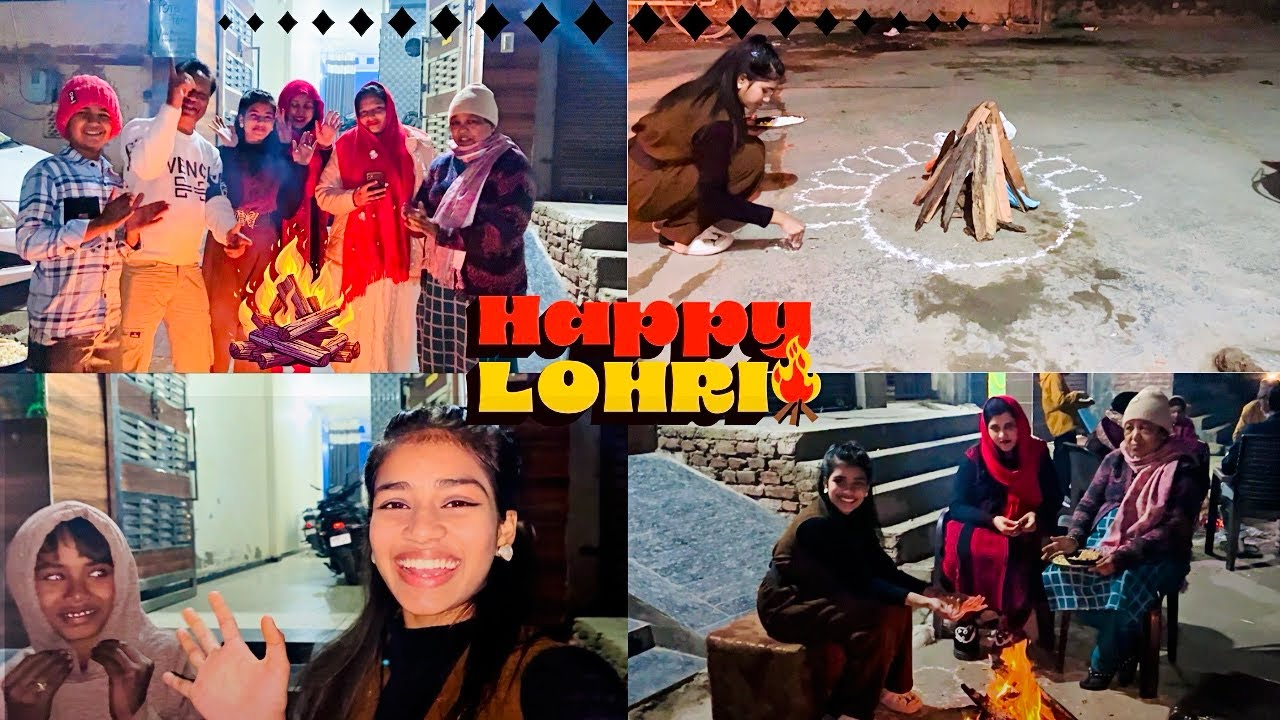 Parivaar ke saath Lohri ki  masti  🎉 | Naina Princess |