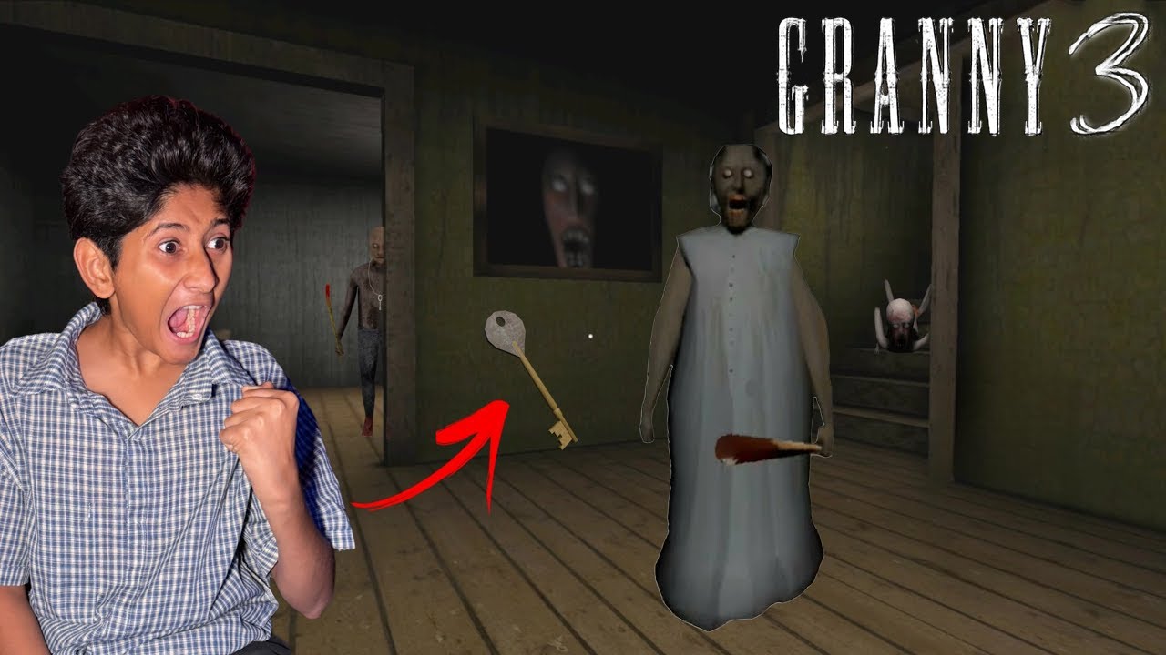 Finally Escaped GRANNY HAUNTED HOUSE😱Granny 3
