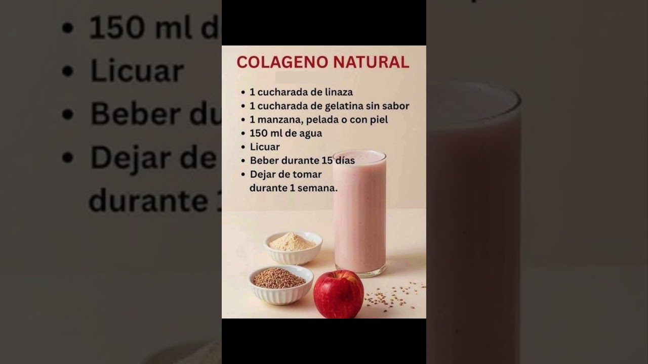 Esta bebida de 15 d&iacute;as te quita 10 a&ntilde;os #belleza #receta #viral