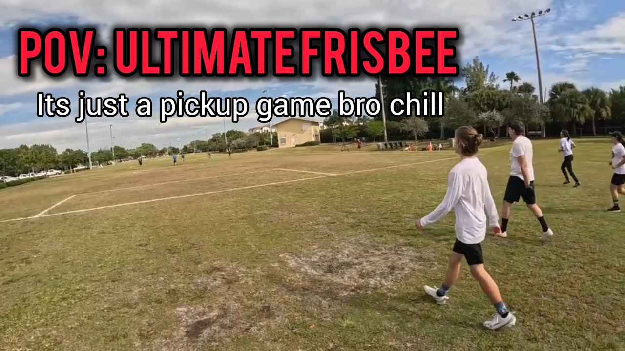 Ultimate Frisbee Pickup POV 2