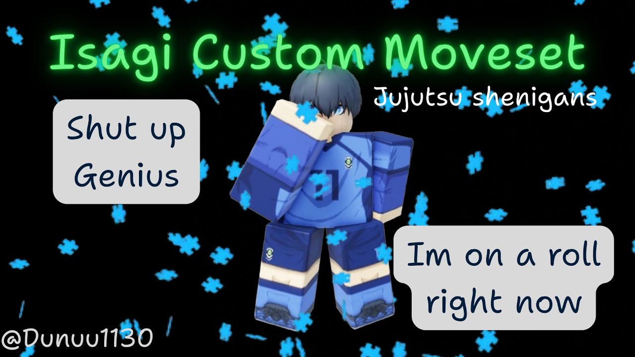 Isagi Custom Moveset Jujutsu shenanigans-Roblox (Ego Shenanigans 1)