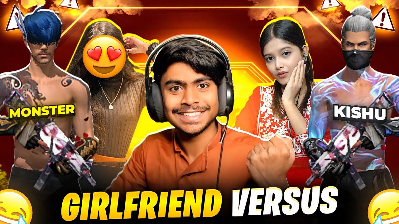 Monster Vs Kishu 🤣 Fighting For Girlfriend Eliza And Emma 1 vs 1 🔥 - Garena Free Fire
