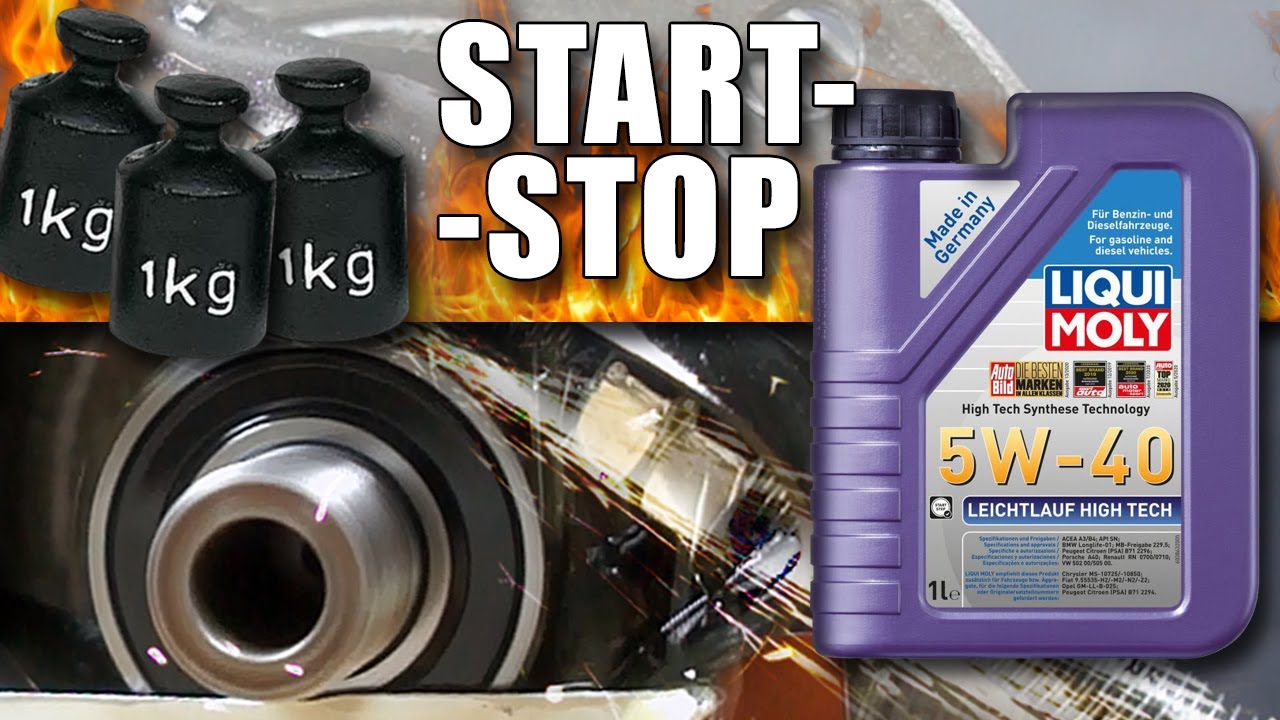 Liqui Moly Leichtlauf High Tech 5W40 Тест моторного масла Start-Stop 100°C