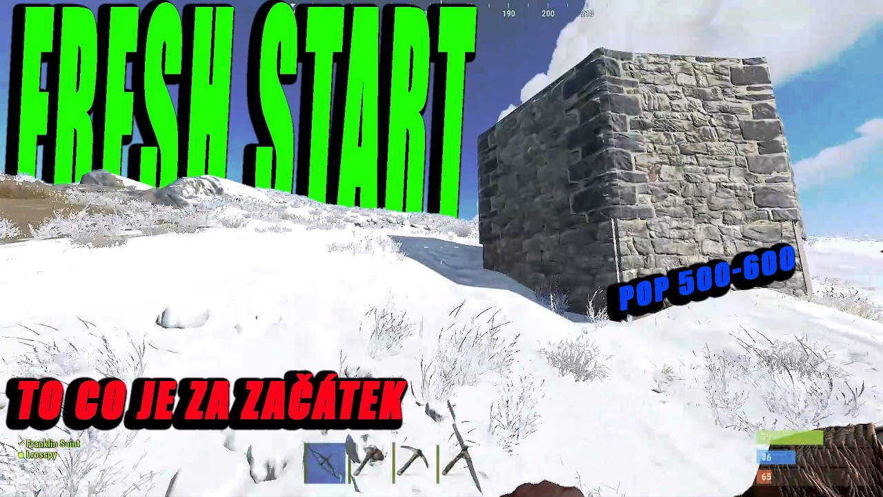 Začali jsme a hned jsme dominovali... Teda ne tak uplně |4K| RUST