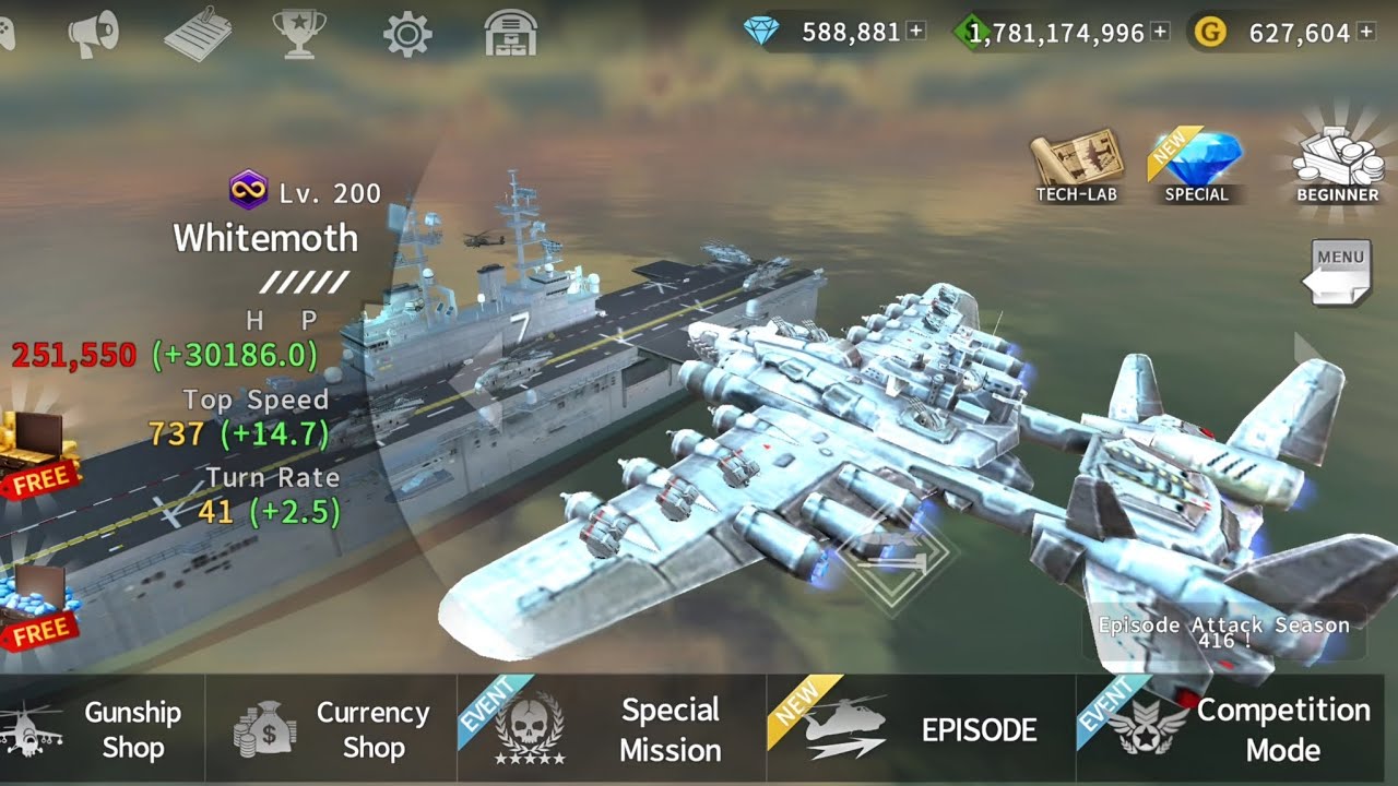 Gunship Battle: ALIEN SHIP WhiteMoth raidmission