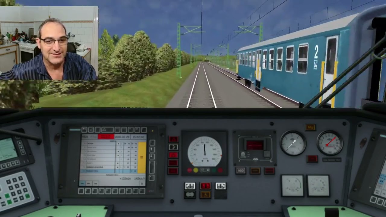 PIZSAMÁBAN VEZETEM A FLIRT-ÖT *🚄* Mendére mendegélünk * OpenBVE